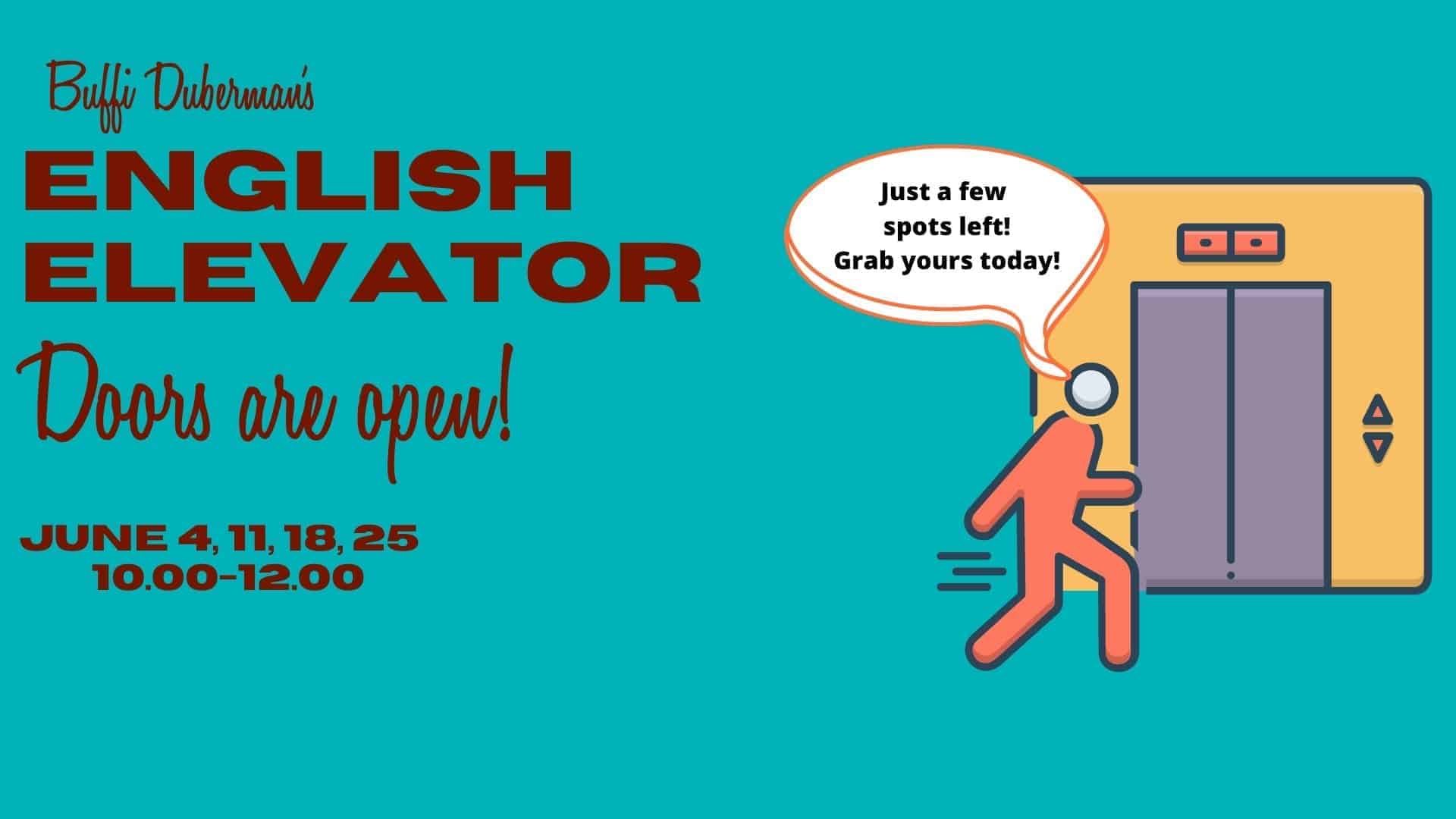 English Elevator Banner